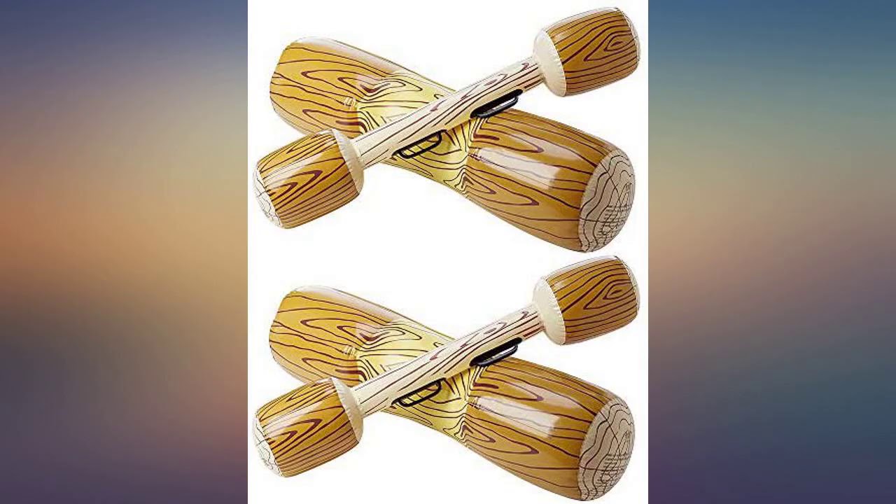 HeySplash Inflatable Swimming Pool Float, (2 Pack) Party Pool Float Canoe Ride On review