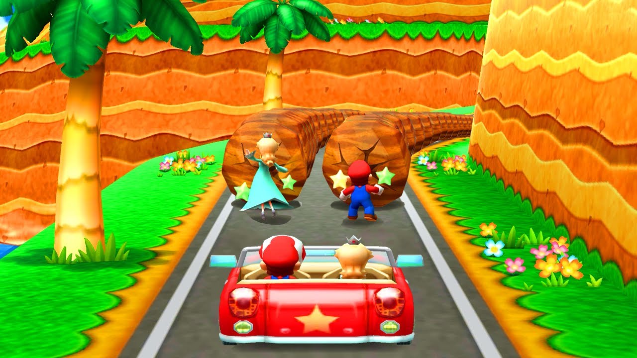 Mario Party The Top 100 Minigames - Mario vs Rosalina vs Luigi vs Wario