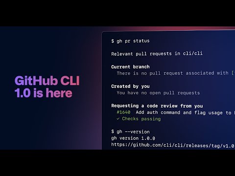 Exploring the New GitHub CLI 1.0 for beginners: Windows Installation and Authentication