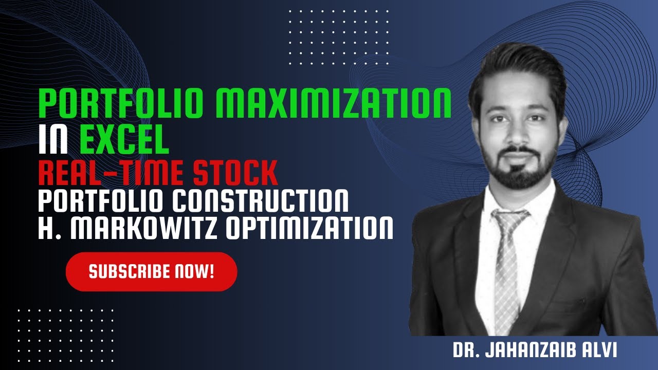 Portfolio Maximization In Excel Real Time Stock Portfolio Portfolio Maximization In Excel Real Time Stock Portfolio