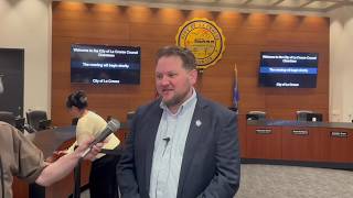 Aron Newberry talks about city administrator