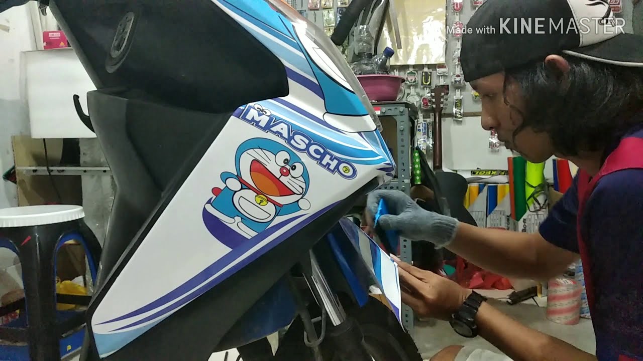 Pasang Stiker Decal Honda Beat Fi Cutting Sticker Inspirasi