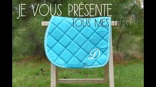 Je vous présente tous mes tapis !