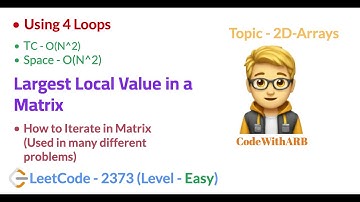 Largest Local Values in a Matrix  (LeetCode 2373)