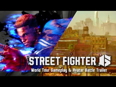 Street Fighter 6 - World Tour Gameplay & Avatar Battle Trailer - PS5, PS4, XS X|S et PC