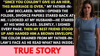 My Father-in-Law Slid Divorce Papers Across the Table at Thanksgiving—But My Best Friend's Envelo...