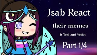 Jsab react their memes part 1/4 ft teal and violet