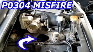2004 GMC ENVOY P0304 CYLINDER 4 MISFIRE DETECTED