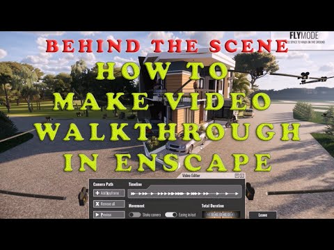 HOW TO MAKE VIDEO WALKTHROUGH IN ENSCAPE TUTORIAL