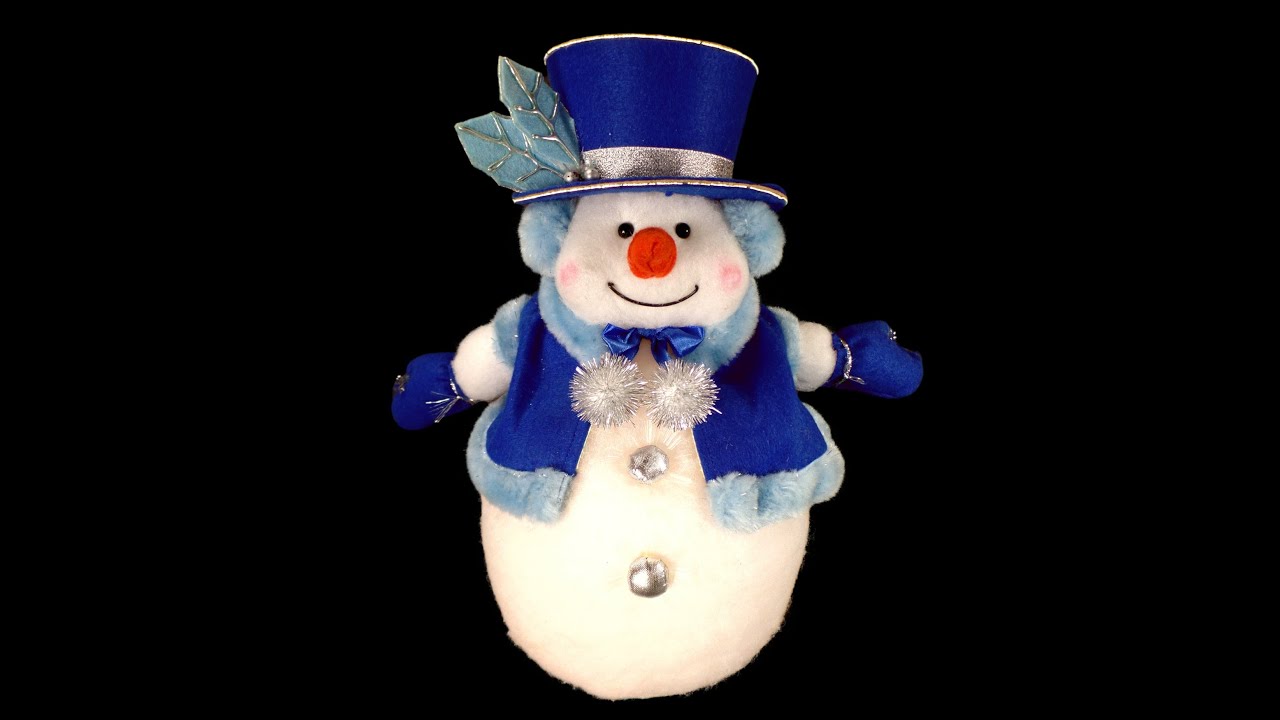 FIBER OPTIC SNOWMAN YouTube
