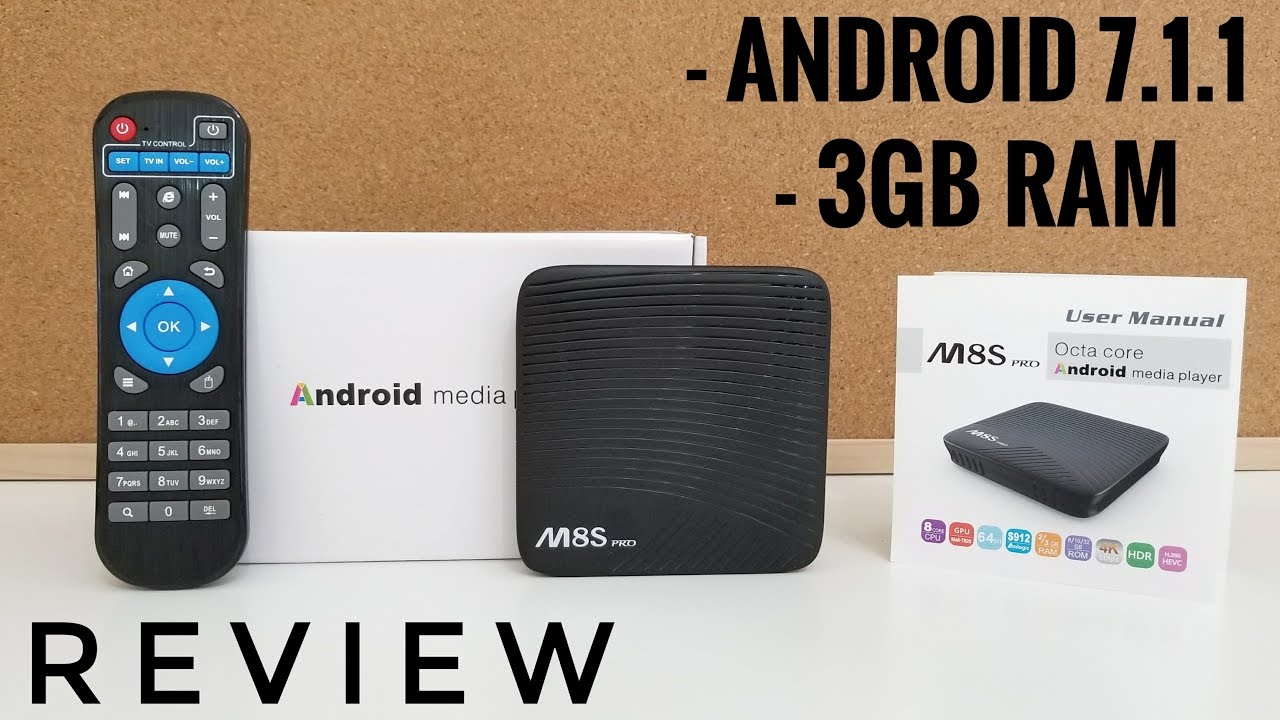 onderwijzen Interpersoonlijk Verenigde Staten van Amerika M8S PRO TV Box REVIEW - Android 7.1, 3GB RAM, S912 - Pretty Good! - YouTube