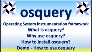 osquery Operating System instrumentation framework screenshot 5