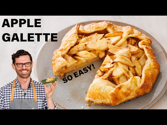 【J32426】GULLET / desert Easy Apple Galette Recipe - YouTube