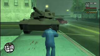 Grand Theft Auto San Andreas San Fierro Shootout, Tank Rampage + Six Star Escape