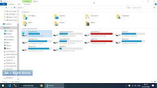 Go to the next and previews folder using shortcut key in windows operating system screenshot 3
