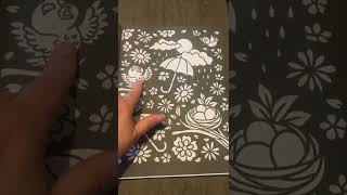 Spring Patterns coloring book flip through