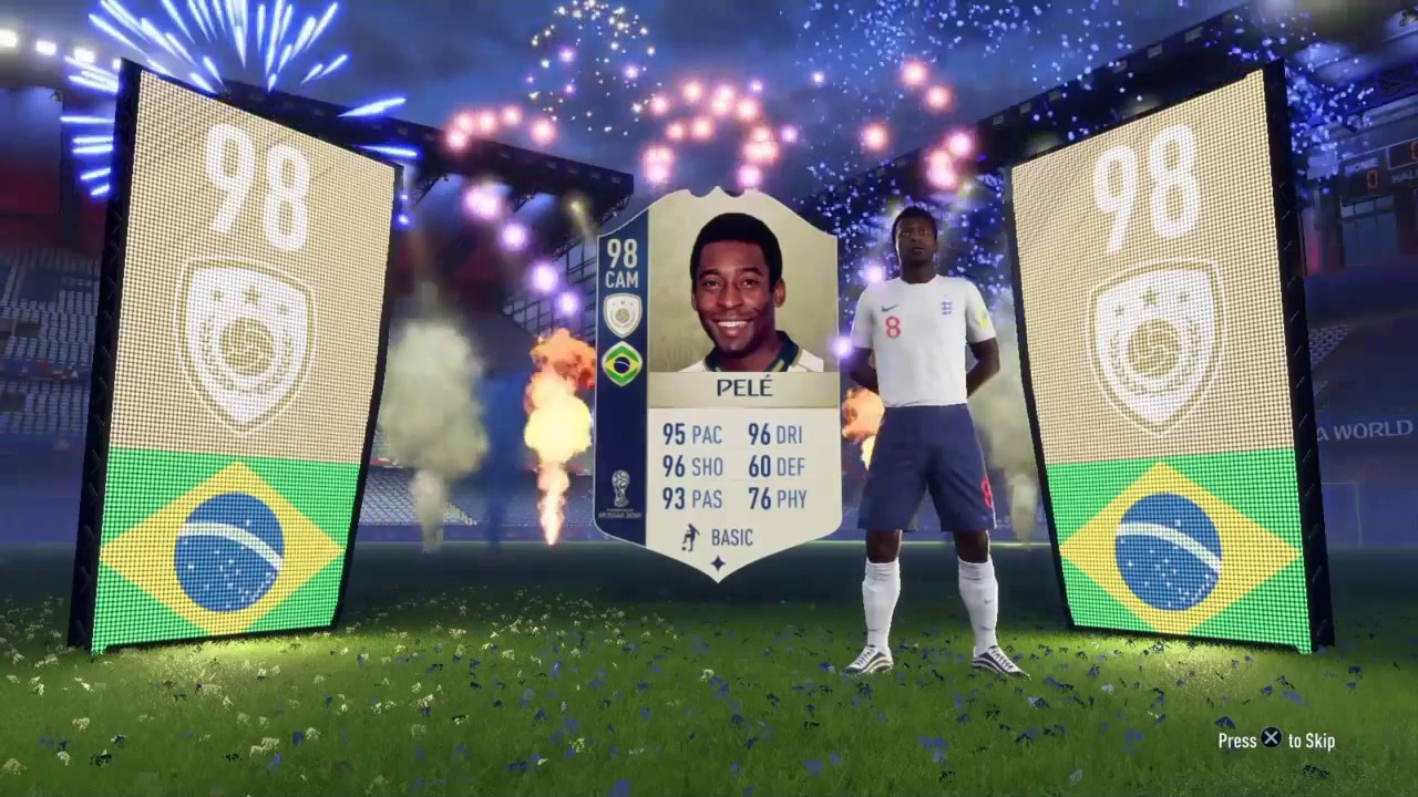 I packed 98 Pele Fifa 18