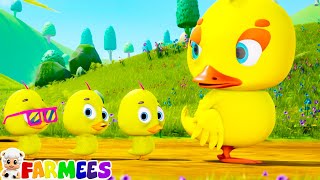 Cinq petits canards - Apprenez à compter 5 et plus de chansons éducatives pour les enfants