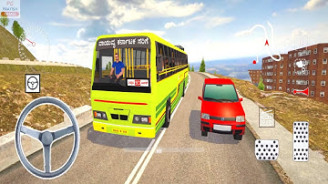 KSRTC Bus ACCIDENT in Bharat Bus Simulator 3D Game Android Gameplay | Indian Bus Games for Android