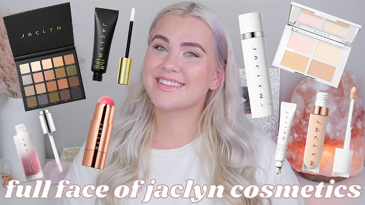 FULL FACE OF JACLYN COSMETICS! *glowy summer look* | Paige Koren