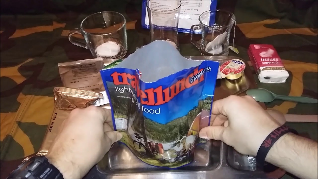 Nizozemski MRE  Dutch Freeze Dried Combat ration BM54D  PART 1/2 (ENG subs)