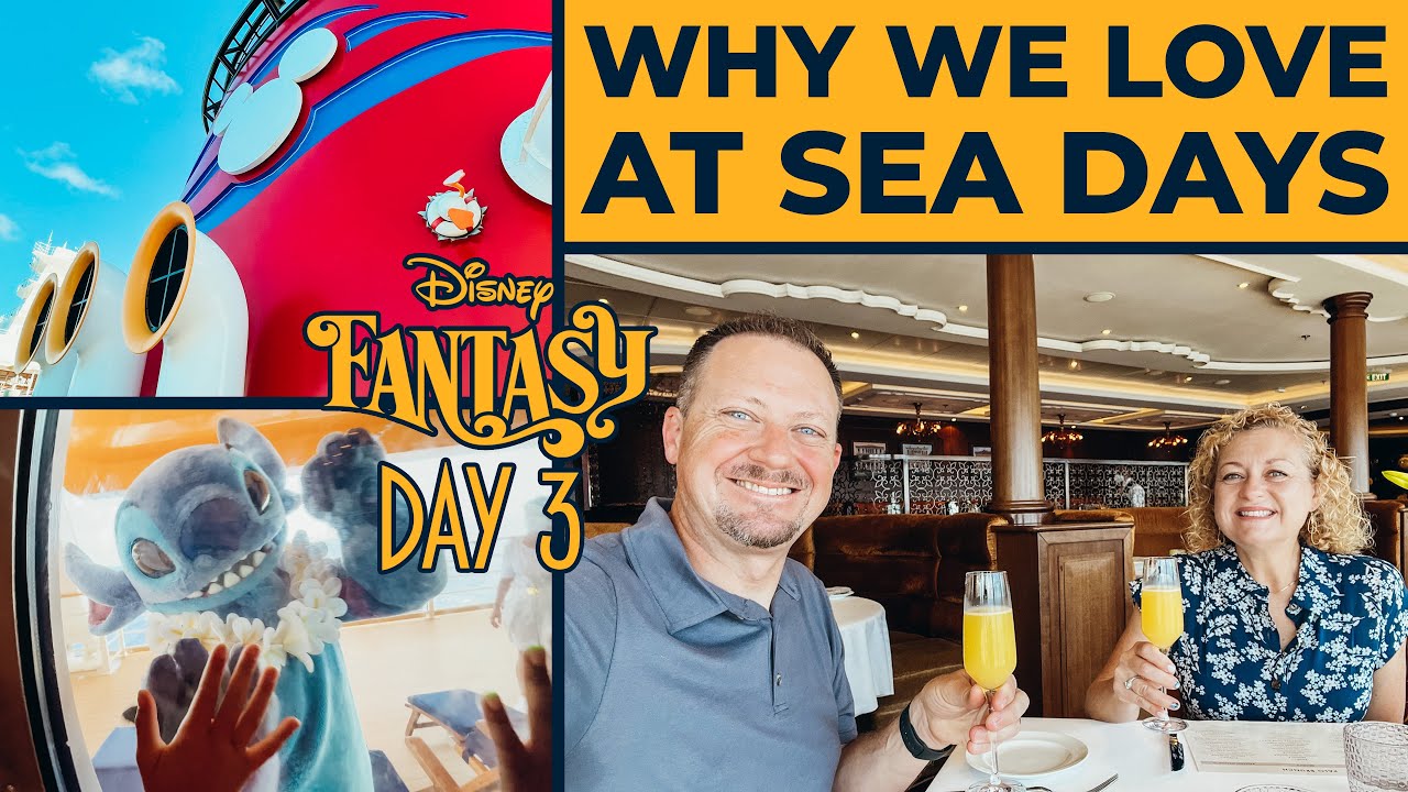 What A Fun Day At Sea! Palo Brunch, Wine Tasting & Character Sightings - Disney Fantasy Cruise Day 3