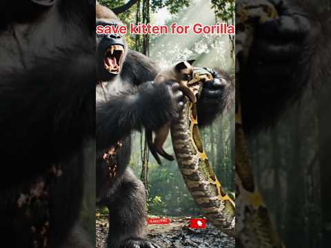When A Huge Snake Attacked Jungle S Real King Saved The Kitten Shortsviral
