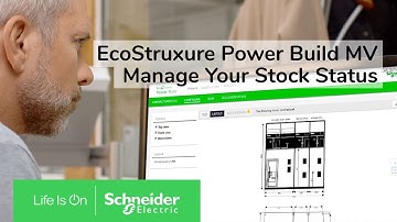 EcoStruxure Power Build MV: Manage Your Stock Status for Configuration | Schneider Electric Support