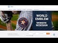 World emblem new home page