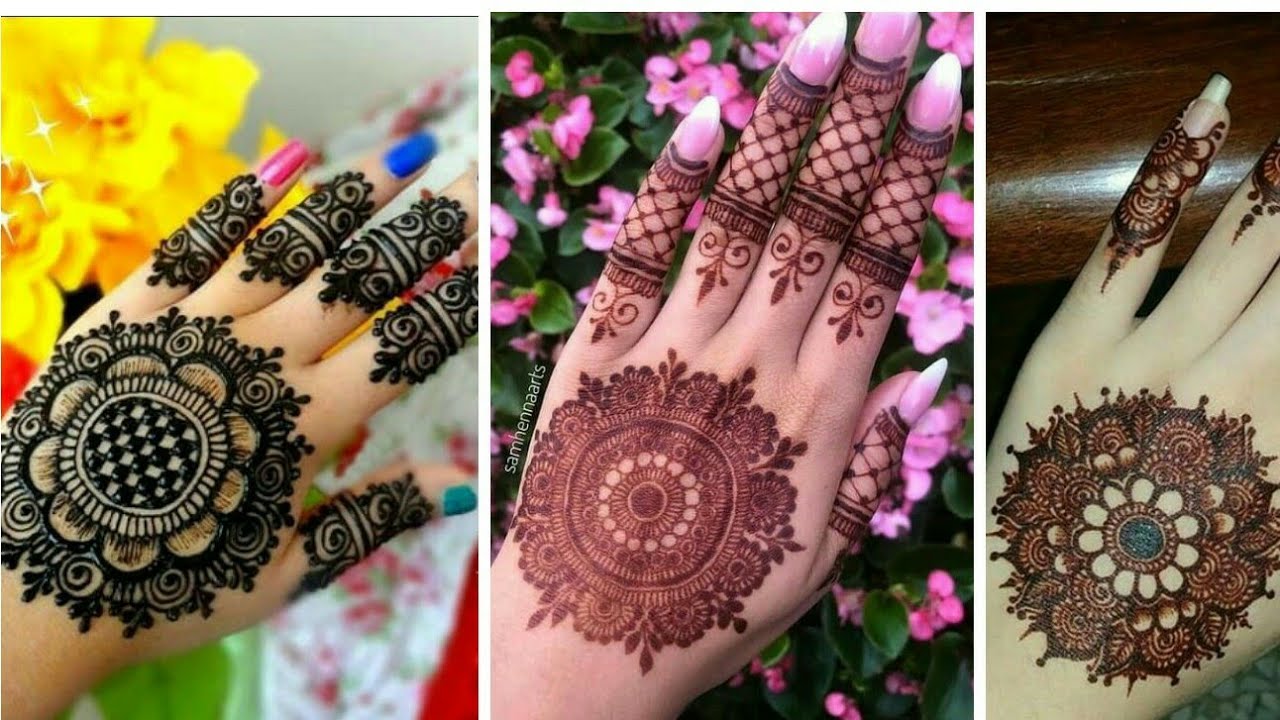 Top Beautiful Arabic Gol Tikki Stylish Mehndi 2020 !! Latest Mehndi ...