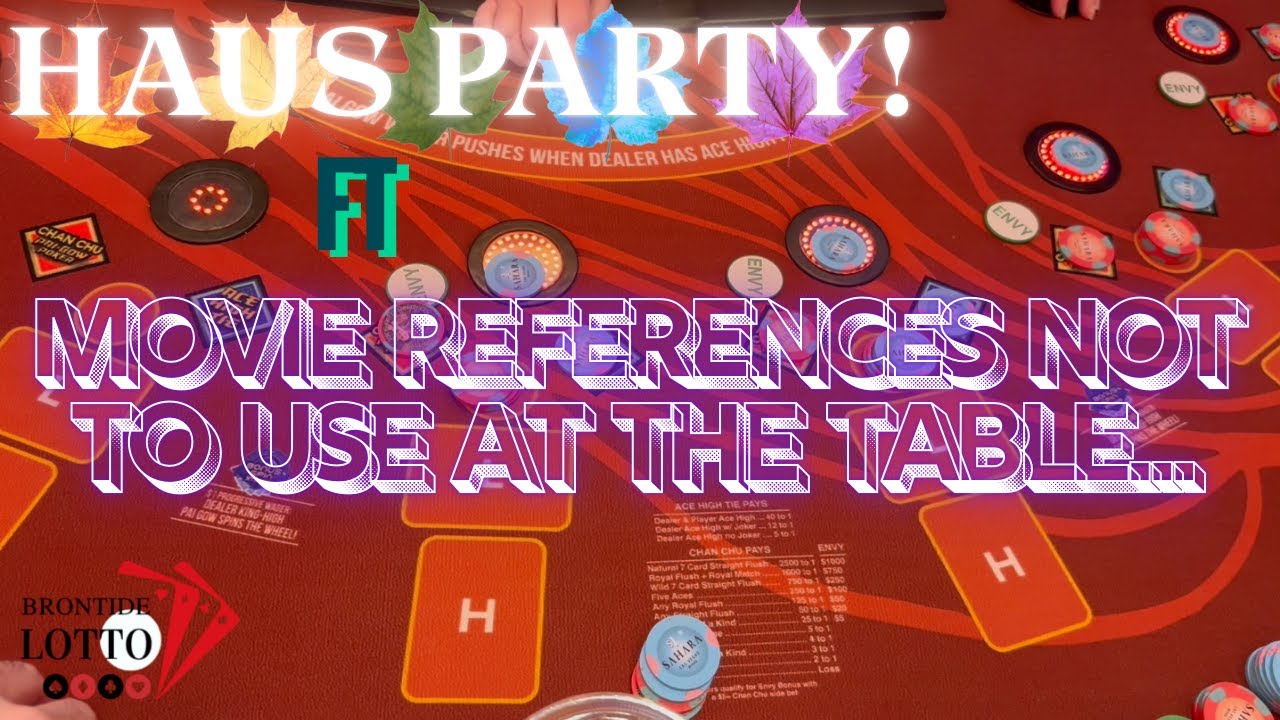 AT PAUL IS WINNING ON THE UTH TABLE... PAI GOW AT SAHARA! 