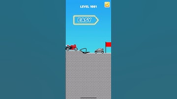 Draw bridge puzzle game level 1661 #gaming #drawing #Shorts