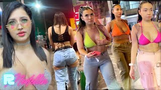 🇨🇴 LA 70 STREET MEDELLIN COLOMBIA NIGHTLIFE 2023 {FREE WALKING TOUR}