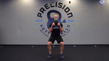 Bottoms Up Goblet Squat