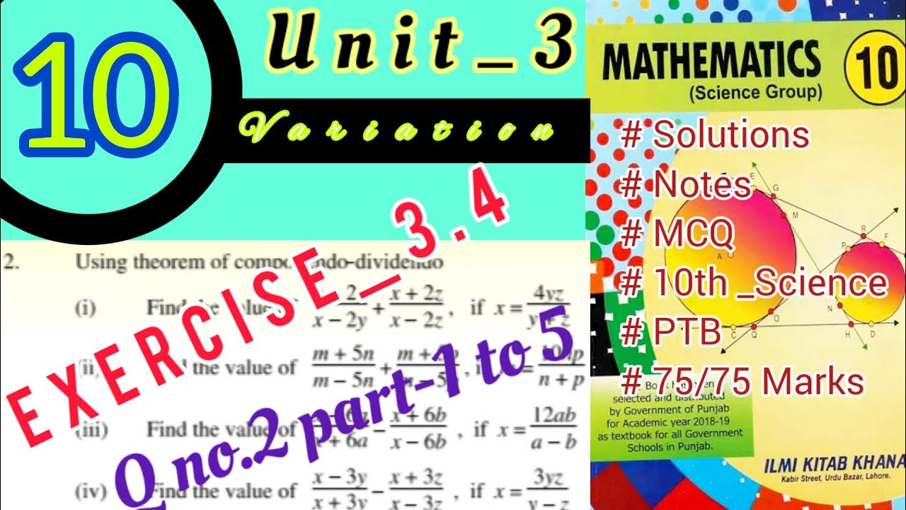 class-10-maths-exercise-3-4-q2-1-to-5-parts-10th-class-ex-3-4-q-no-2