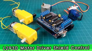 Motor driver shield control (L293D IC)