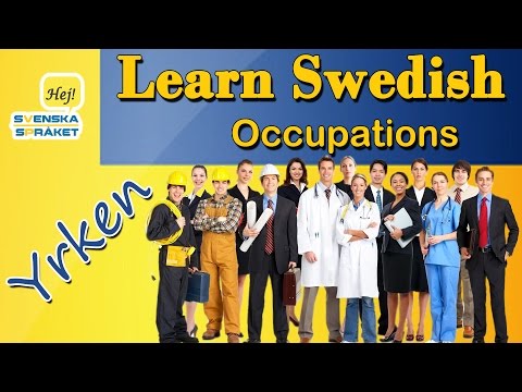 Occupations - Yrken - Business names Learn Swedish