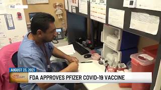 August 23, 2020- FDA approves the Covid-19 Vaccine for people 16 and older