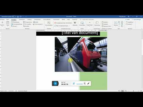 wico tio pav ms word 'voorblad invoegen' - youtube