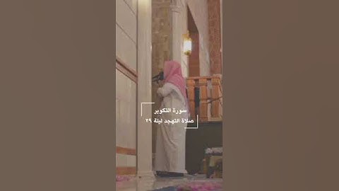سورة التكوير ليلة ٢٩ الشيخ محمد العمري