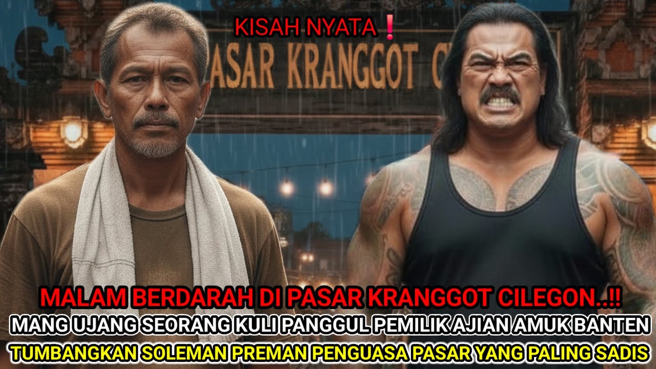KISAH NYATA❗️MANG UJANG KULI PANGGUL PEMILIK AJIAN AMUK BANTEN VS SOLEMAN PREMAN PASAR PALING SADIS