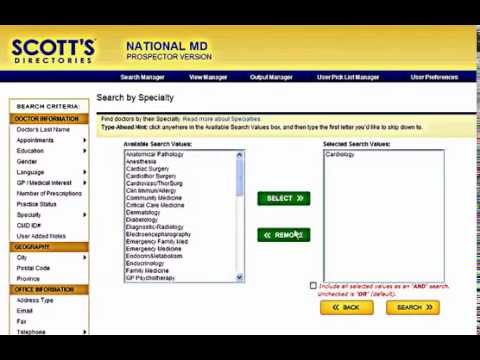 Canadian Medical Directory Online - Scott's Directories