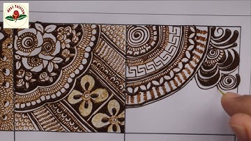 Mehendi Practice With me : layering Filler elements for intricate mehndi designs Learn Henna