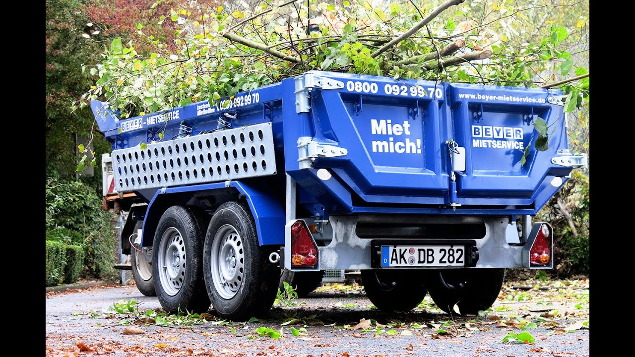 Kippmuldenanhänger KMA 350 mieten | BEYER-Mietservice