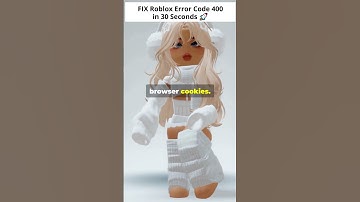 FIX Roblox Error Code 400 in 30 Seconds 🚀 #Roblox #error400 #robloxfix #RobloxError400 #badrequest