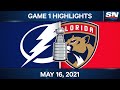 NHL Game Highlights | Lightning vs. Panthers, Game 1 - May 16, 2021