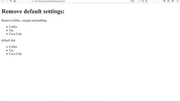how to remove default settings from css list items lesson:16(part-5)