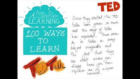 100 Ways to Learn #81 TED Talks | The Learning and Performance Institute