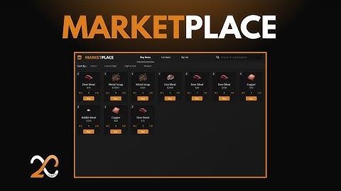 [FiveM] Marketplace Script - Walkthrough Video  from [2x-Scripts] for [QBCore | ESX | QBbox]