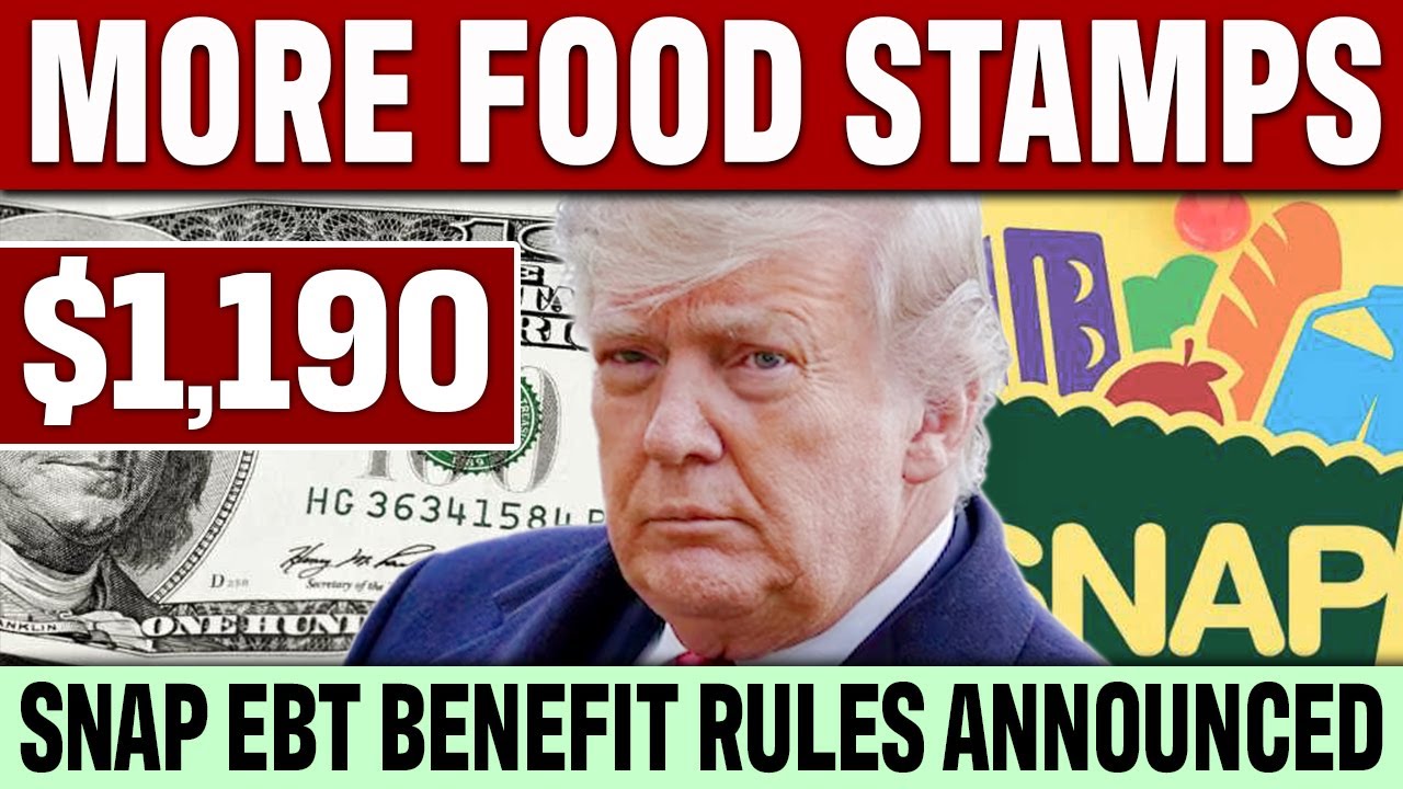 BREAKING: More FOOD STAMPS Update | New 2025 SNAP EBT Rules Announced ...